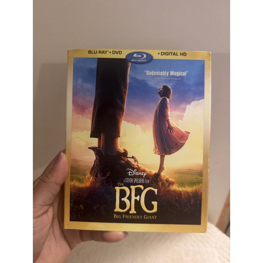 Disney The BFG Big Friendly Giant Blu-ray DVD Sealed Slipcover Steven Spielberg